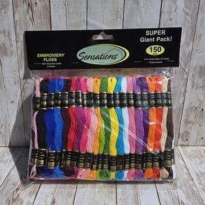 Iris Super Shine Cotton Embroidery Floss 150 Skeins NEW Sealed 8.75 yd Mercerize